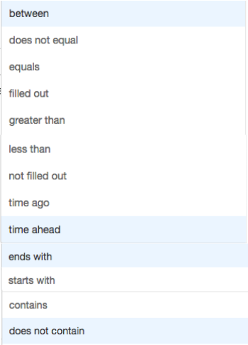 Where Form Options All